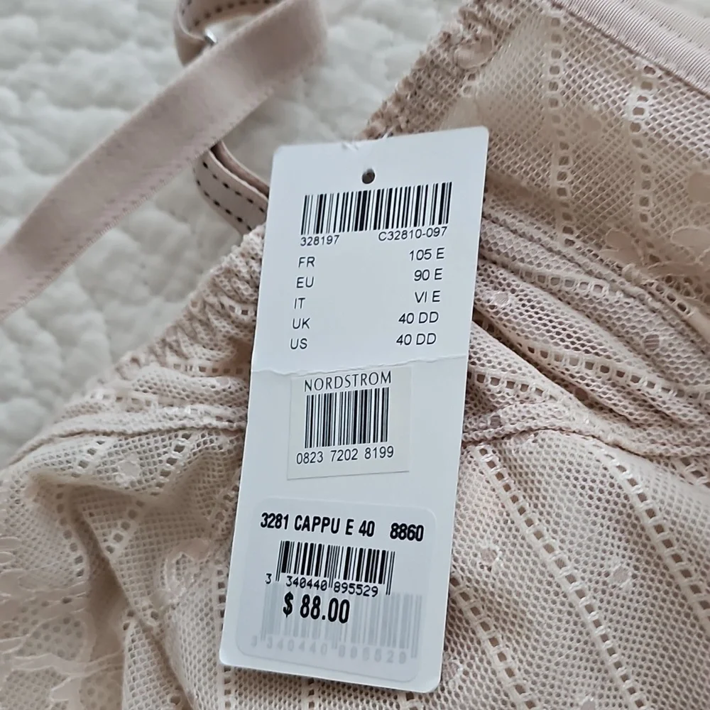 🌸HP🌸Chantelle Rive Gauche Full Coverage Unlined Bra NWT 40DD - Picture 9 of 12